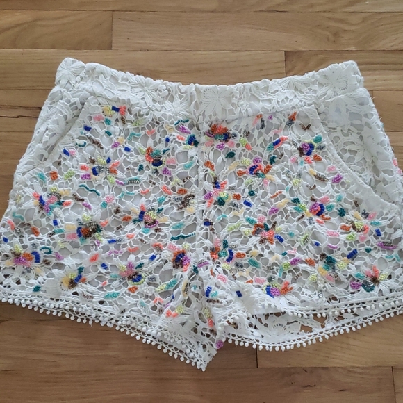 Love Sam Pants - LOVE SAM EMBROIDERED SHORTS!!!